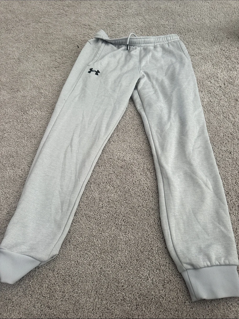 Under Armour Kids' Gray Logo Jogger Sweatpants